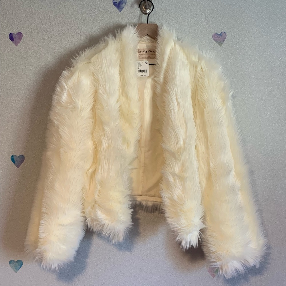 NWT- ✨ All Night Faux Fur Jacket ✨ FP - XL